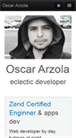 Mobile Screenshot of oscararzola.com